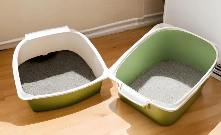 2 litter boxes for 1 cat